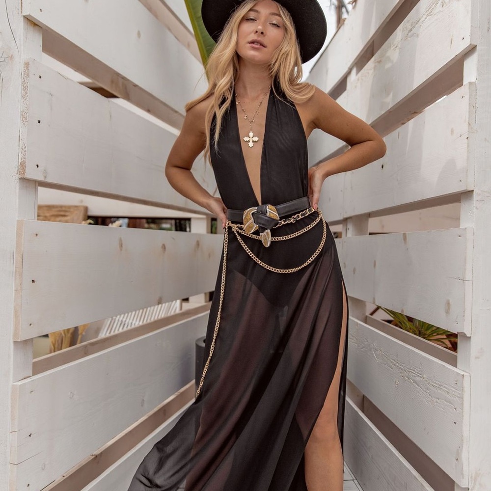 12th tribe perfect storm black dress